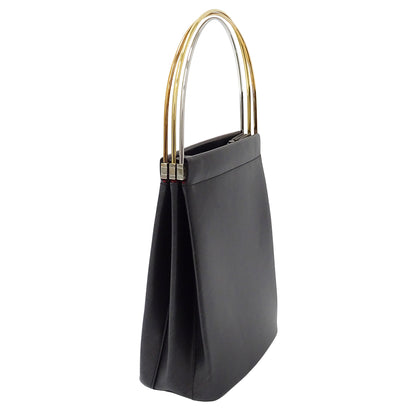 Cartier カルティエ ハンドバッグ トリニティ ブラック レザー レディース 【中古】