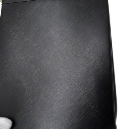 Cartier カルティエ ハンドバッグ トリニティ ブラック レザー レディース 【中古】