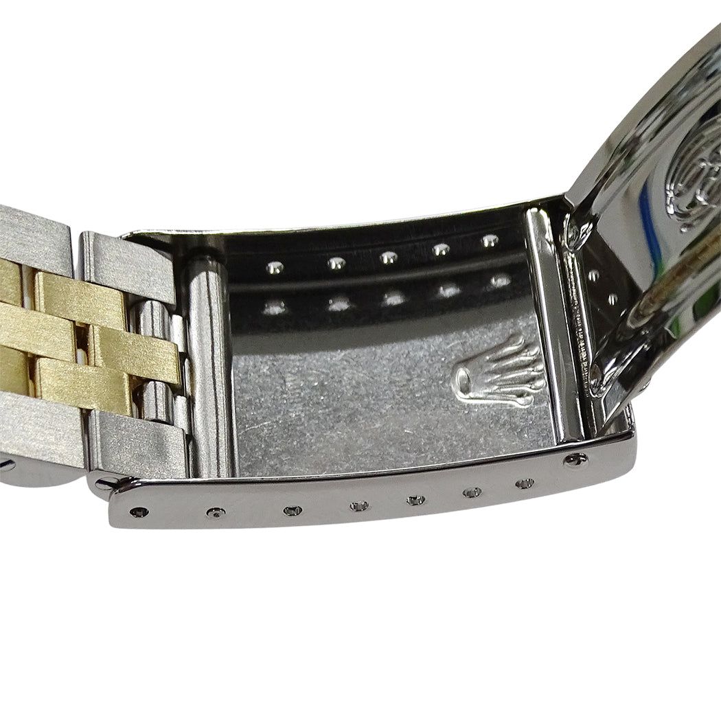 ROLEX ロレックス デイトジャスト 16233G X番 メンズ 腕時計 自動巻き AT SS YG ダイヤモンド 磨き済み【中古】