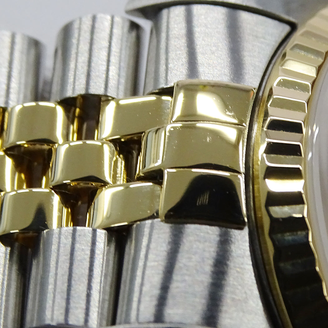 ROLEX ロレックス デイトジャスト 16233G X番 メンズ 腕時計 自動巻き AT SS YG ダイヤモンド 磨き済み【中古】