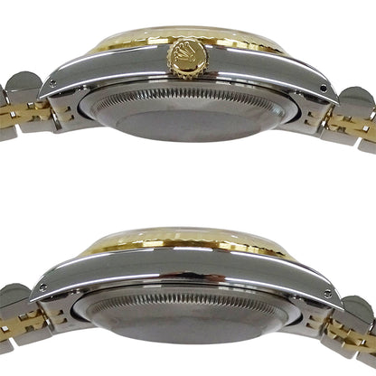 ROLEX ロレックス デイトジャスト 16233G X番 メンズ 腕時計 自動巻き AT SS YG ダイヤモンド 磨き済み【中古】
