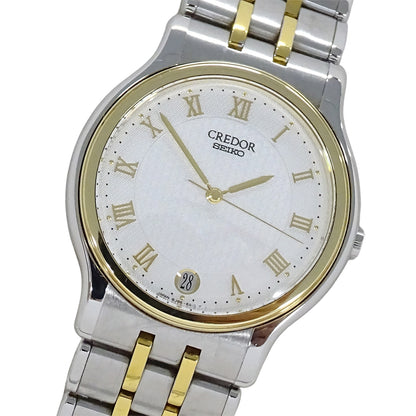 SEIKO セイコー クレドール 8J86-6A00 GCAZ004 メンズ 腕時計 クオーツ SS 18KTベゼル 磨き済み【中古】
