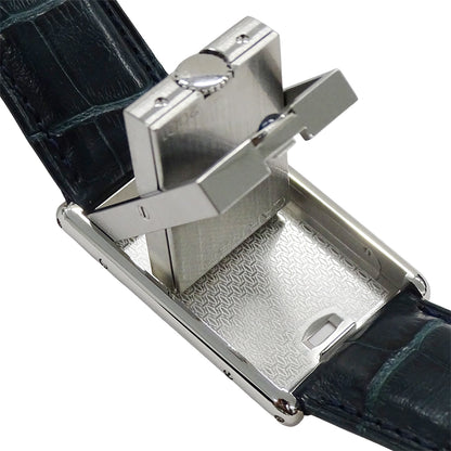 Cartier カルティエ タンク バスキュラント LM W10X1358 メンズ 腕時計 手巻き SS レザー 磨き済み【中古】