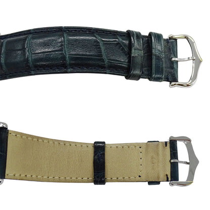 Cartier カルティエ タンク バスキュラント LM W10X1358 メンズ 腕時計 手巻き SS レザー 磨き済み【中古】