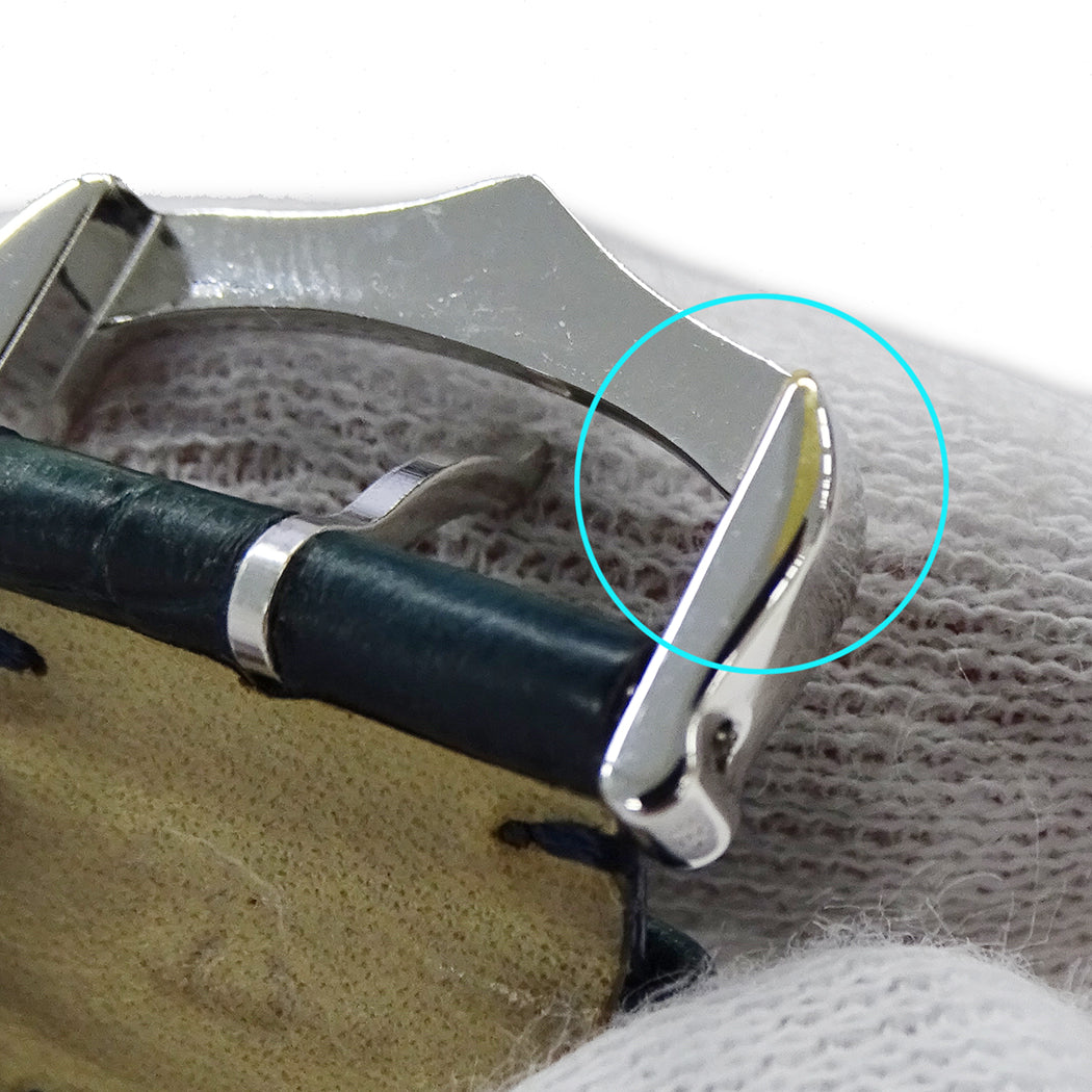 Cartier カルティエ タンク バスキュラント LM W10X1358 メンズ 腕時計 手巻き SS レザー 磨き済み【中古】
