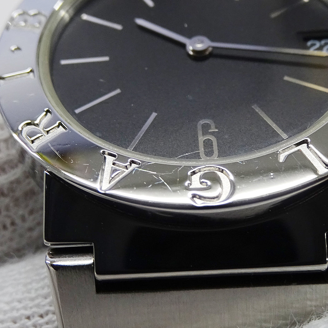 BVLGARI ブルガリ ブルガリブルガリ BB30SS ボーイズ 腕時計 クオーツ QZ 磨き済み 【中古】