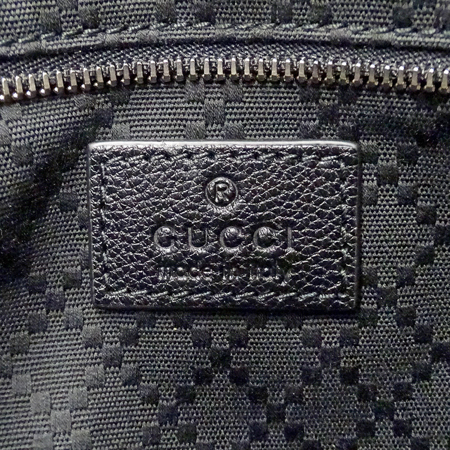 GUCCI グッチ ルネッタ スモール クロスボディバッグ 2wayバッグ シェリー ブラック 863406 GGキャンバス レディース 【中古】