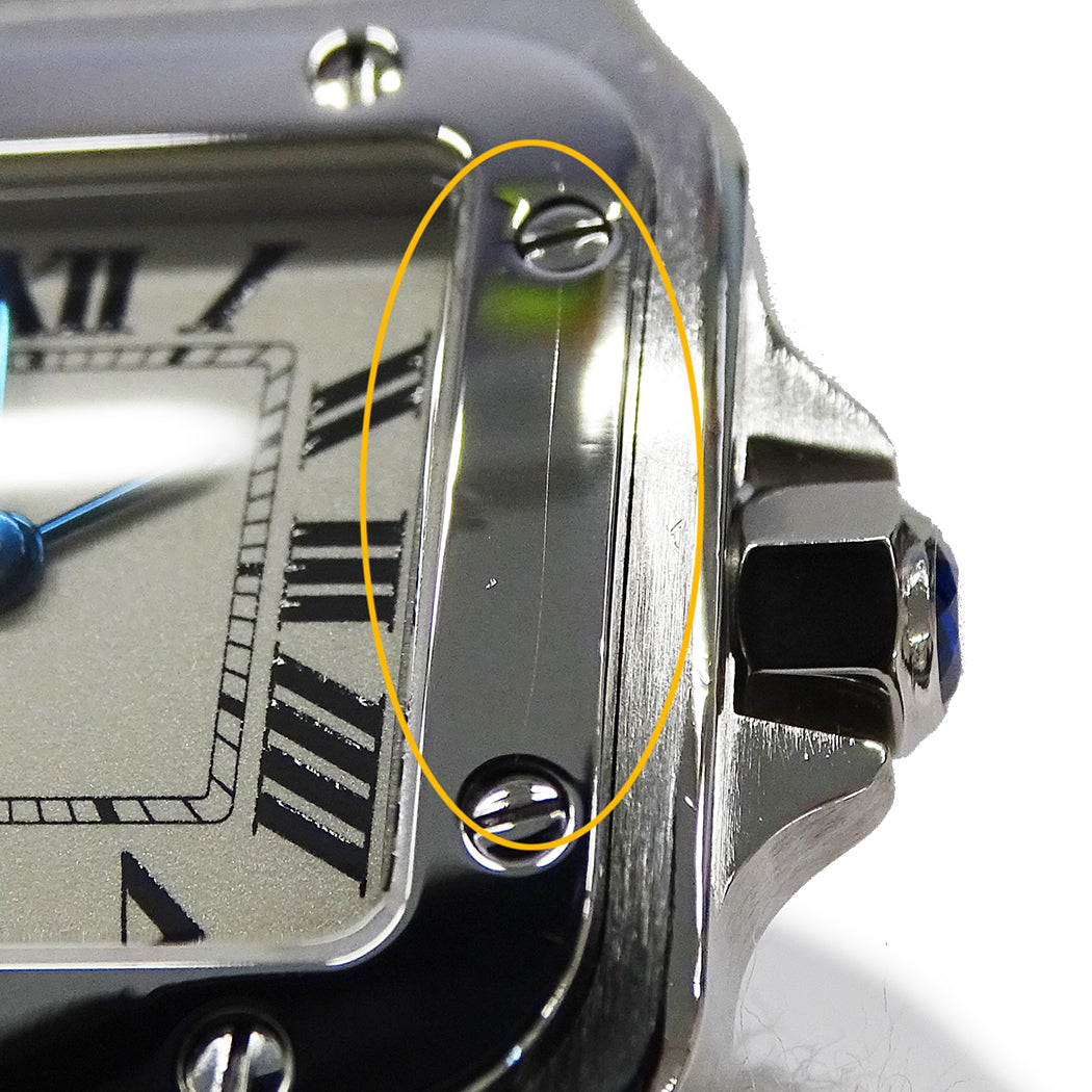 Cartier カルティエ サントスガルベ SM W20056D6 レディース 腕時計 クオーツ QZ ステンレス 磨き済み【中古】