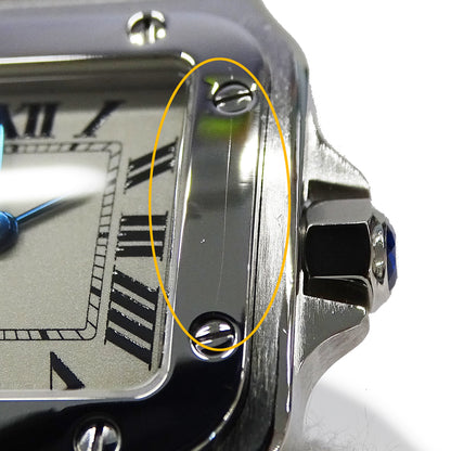 Cartier カルティエ サントスガルベ SM W20056D6 レディース 腕時計 クオーツ QZ ステンレス 磨き済み【中古】
