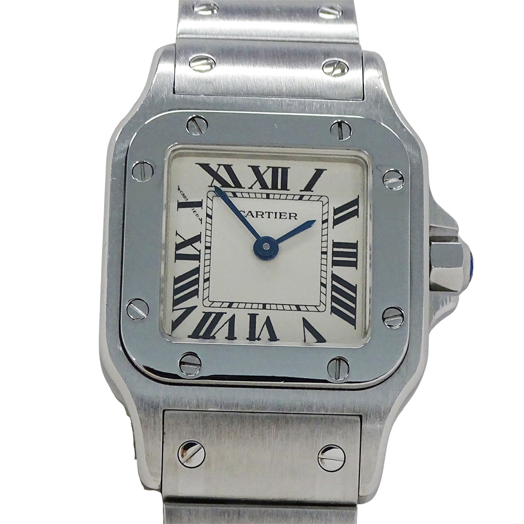 Cartier カルティエ サントスガルベ SM W20056D6 レディース 腕時計 クオーツ QZ ステンレス 磨き済み【中古】