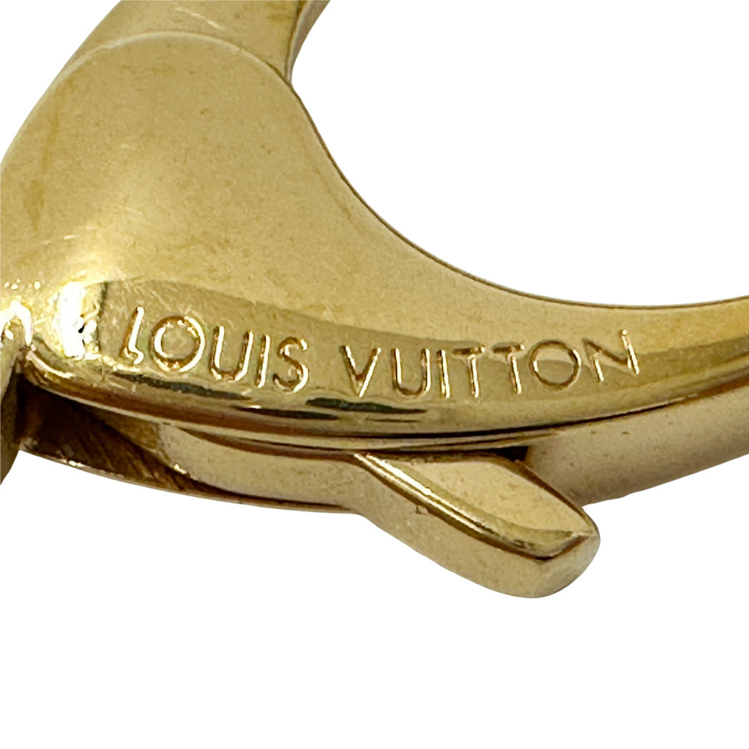 LOUIS VUITTON ルイ・ヴィトン ビジューサック･ミニラン キーホルダー ピンク ベージュ レディース メンズ M65643 【中古】