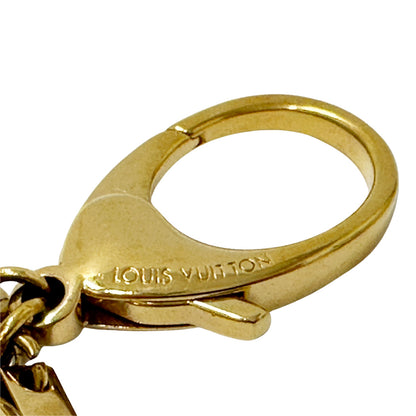 LOUIS VUITTON ルイ・ヴィトン ビジューサック･ミニラン キーホルダー ピンク ベージュ レディース メンズ M65643 【中古】
