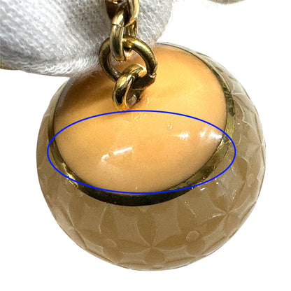 LOUIS VUITTON ルイ・ヴィトン ビジューサック･ミニラン キーホルダー ピンク ベージュ レディース メンズ M65643 【中古】