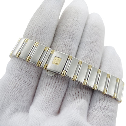 OMEGA オメガ コンステレーション ミニ 1362.70 レディース 腕時計 シェル クオーツ QZ SS YG 磨き済み【中古】