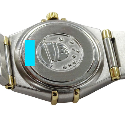 OMEGA オメガ コンステレーション ミニ 1362.70 レディース 腕時計 シェル クオーツ QZ SS YG 磨き済み【中古】