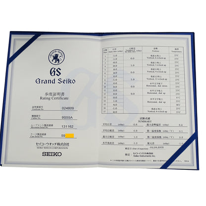 GRAND SEIKO グランドセイコー GS メカニカル 9S55-00C0 SBGR029 メンズ 腕時計 自動巻き SS 磨き済み 【中古】