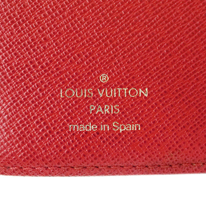 LOUIS VUITTON ルイ・ヴィトン アジェンダ PM 手帳カバー モノグラム グルーム ルージュ R20018 レディース 【中古】