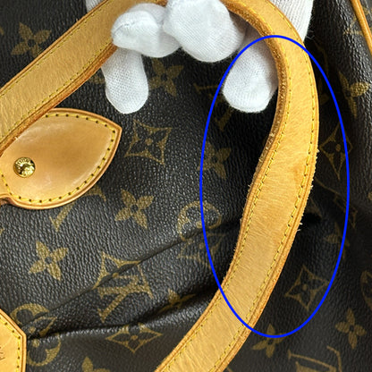 LOUIS VUITTON ルイ・ヴィトン パレルモPM 2wayバッグ モノグラム ブラウン ゴールド金具 M40145 レディース 【中古】