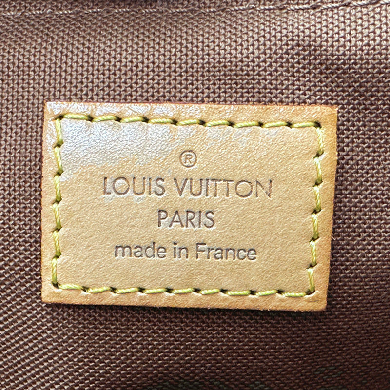 LOUIS VUITTON ルイ・ヴィトン パレルモPM 2wayバッグ モノグラム ブラウン ゴールド金具 M40145 レディース 【中古】