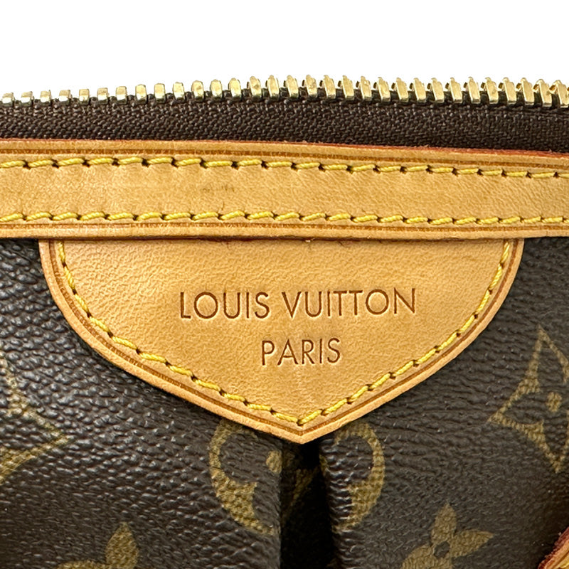 LOUIS VUITTON ルイ・ヴィトン パレルモPM 2wayバッグ モノグラム ブラウン ゴールド金具 M40145 レディース 【中古】