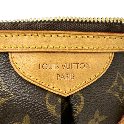 LOUIS VUITTON ルイ・ヴィトン パレルモPM 2wayバッグ モノグラム ブラウン ゴールド金具 M40145 レディース 【中古】