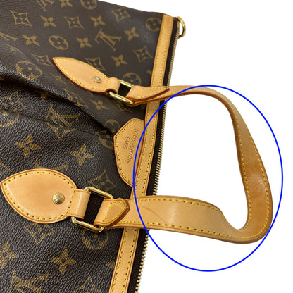 LOUIS VUITTON ルイ・ヴィトン パレルモPM 2wayバッグ モノグラム ブラウン ゴールド金具 M40145 レディース 【中古】