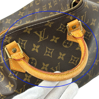 LOUIS VUITTON ルイ・ヴィトン スピーディ40 ボストンバッグ モノグラム ブラウン ゴールド金具 M41522 【中古】