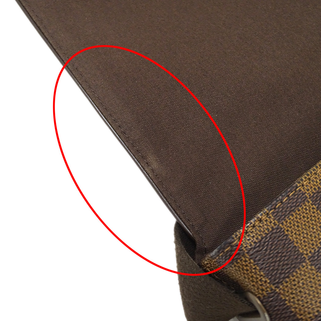 LOUIS VUITTON ルイ・ヴィトン ブルックリン PM ショルダーバッグ ダミエ N51210 メンズ 【中古】