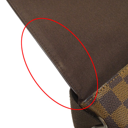 LOUIS VUITTON ルイ・ヴィトン ブルックリン PM ショルダーバッグ ダミエ N51210 メンズ 【中古】