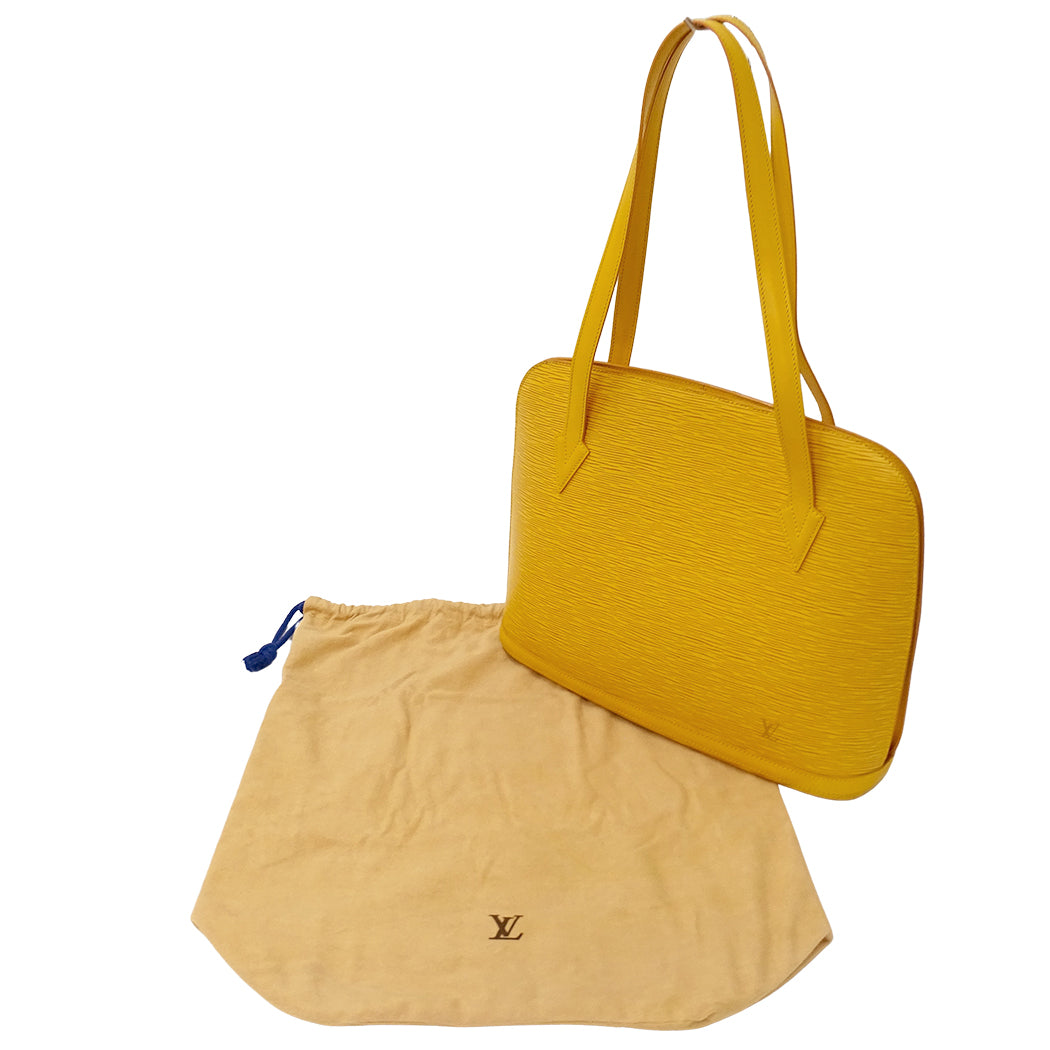 LOUIS VUITTON ルイ・ヴィトン リュサック トートバッグ エピ タッシリイエロー M52289 レディース 【中古】