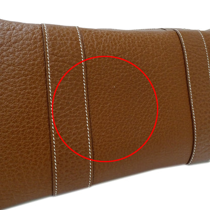 HERMES エルメス ガーデンパーティ PM トートバッグ ブラウン シルバー金具 レディース 【中古】