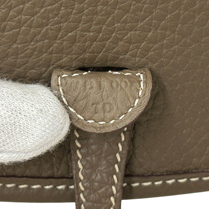 HERMES エルメス エブリン TPM ショルダーバッグ エトゥープ ゴールド金具 ネイビー グレー トリヨンクレマンス レディース 【中古】
