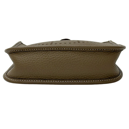 HERMES エルメス エブリン TPM ショルダーバッグ エトゥープ ゴールド金具 ネイビー グレー トリヨンクレマンス レディース 【中古】
