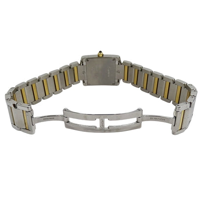 Cartier カルティエ タンクフランセーズ SM W51007Q4 レディース 腕時計 クオーツ QZ SS YG 磨き済み【中古】