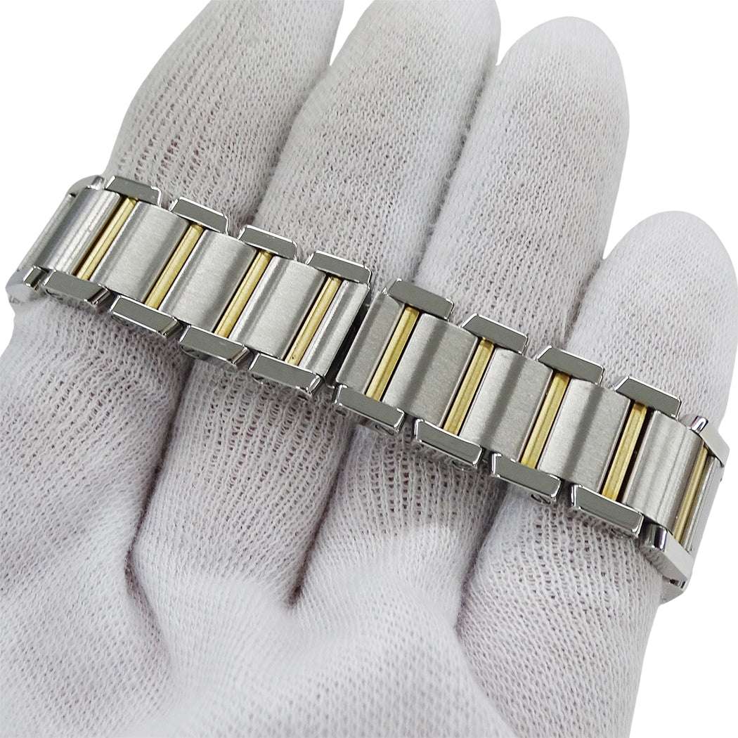 Cartier カルティエ タンクフランセーズ SM W51007Q4 レディース 腕時計 クオーツ QZ SS YG 磨き済み【中古】