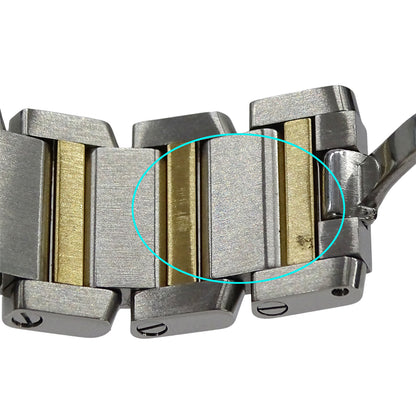 Cartier カルティエ タンクフランセーズ SM W51007Q4 レディース 腕時計 クオーツ QZ SS YG 磨き済み【中古】