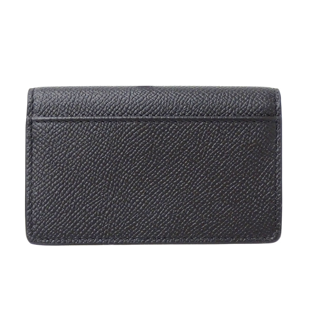Maison Margiela メゾン マルジェラ カードケース 4ステッチ ブラック SA3VX0005 レザー レディース メンズ 【中古】