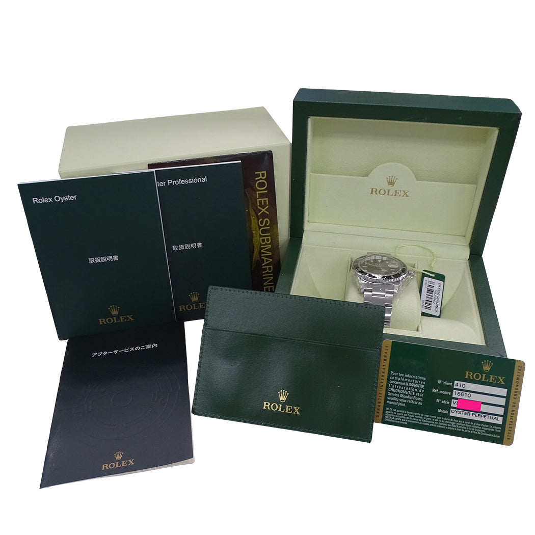ROLEX ロレックス サブマリーナ デイト 16610 V番 メンズ 腕時計 自動巻き AT ステンレス 磨き済み【中古】