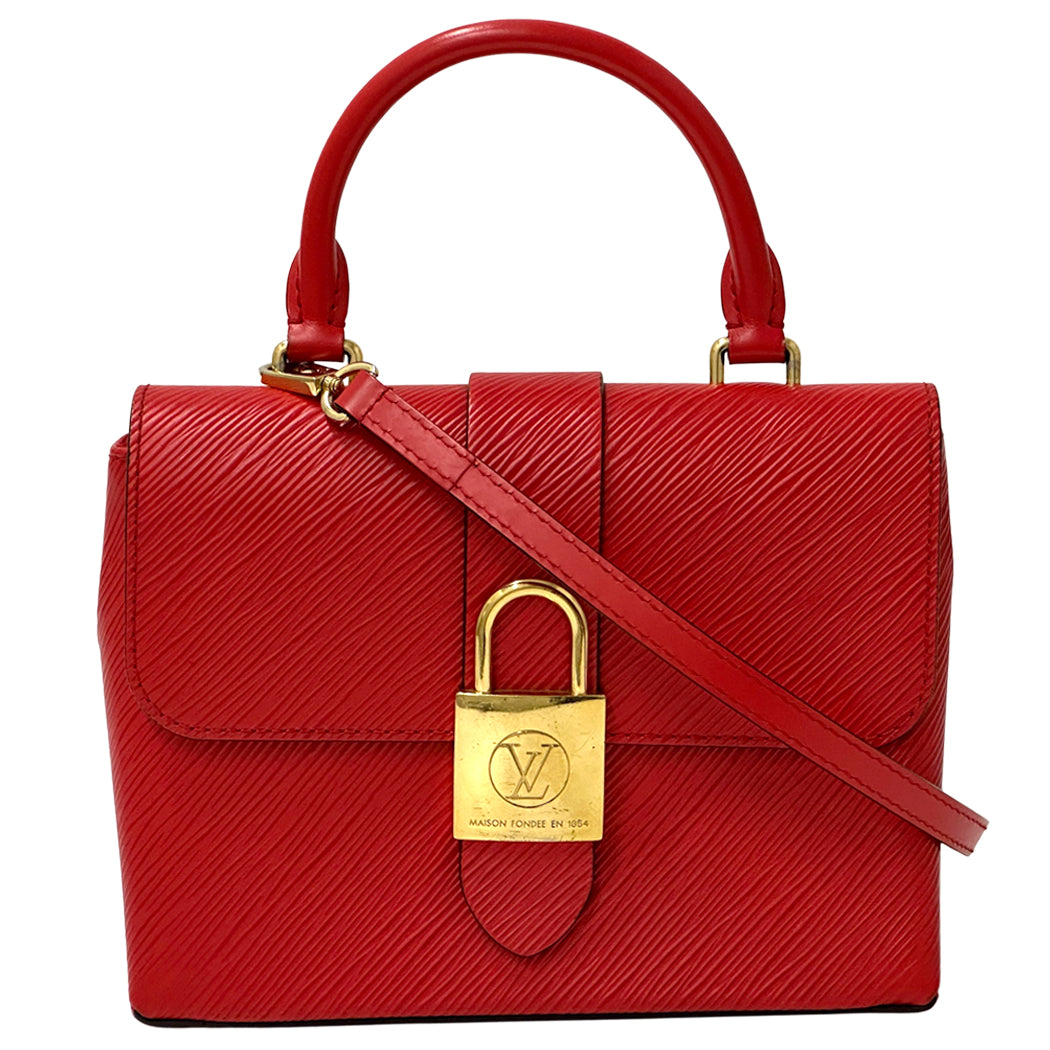 LOUIS VUITTON ルイ・ヴィトン ロッキー BB 2wayバッグ エピ コクリコ レッド M44322 レディース 【中古】