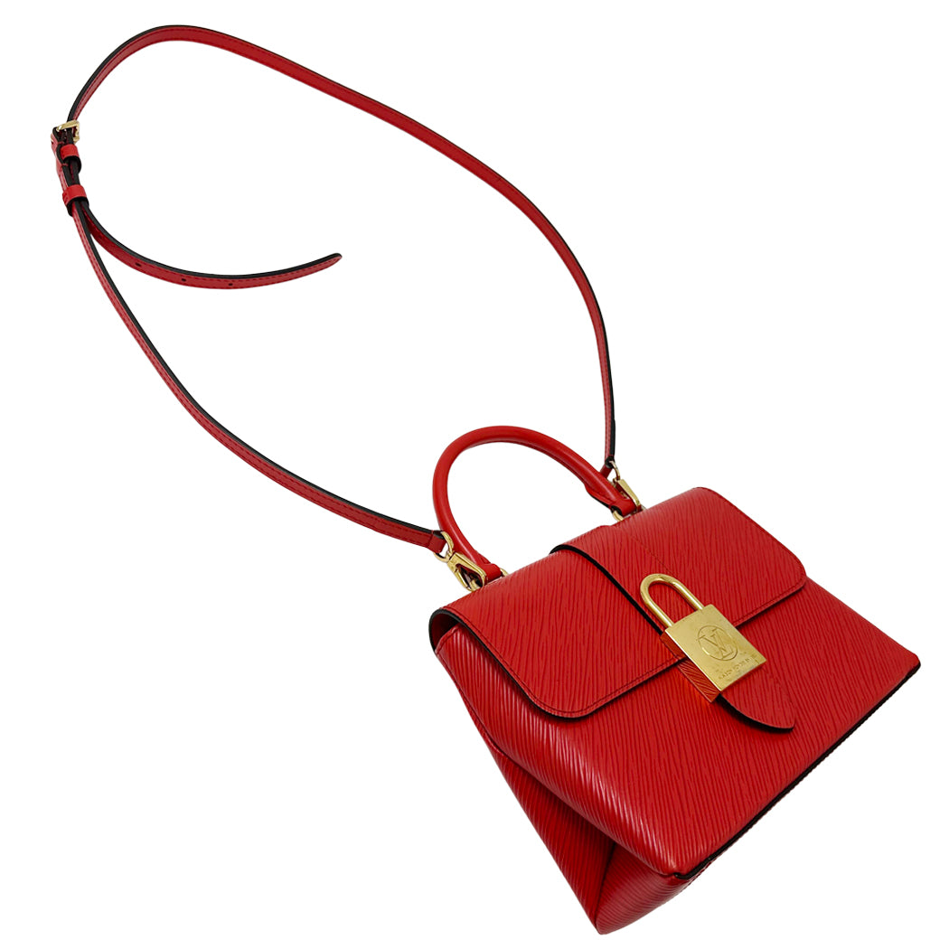 LOUIS VUITTON ルイ・ヴィトン ロッキー BB 2wayバッグ エピ コクリコ レッド M44322 レディース 【中古】