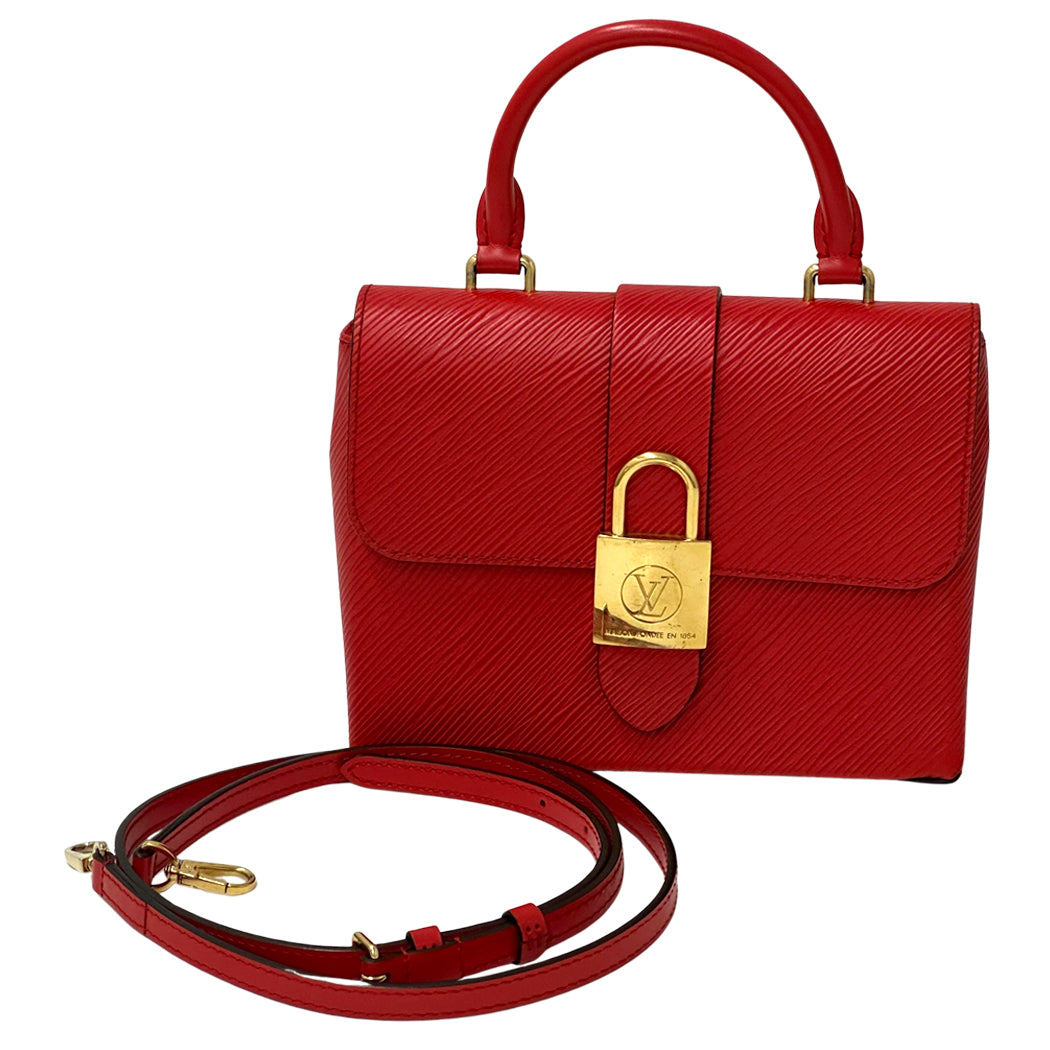 LOUIS VUITTON ルイ・ヴィトン ロッキー BB 2wayバッグ エピ コクリコ レッド M44322 レディース 【中古】