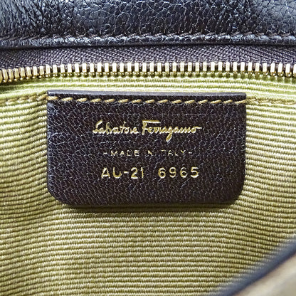 Ferragamo フェラガモ 2wayバッグ ガンチーニ ベージュ キャンバス レディース 【中古】