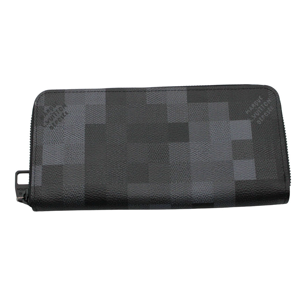 LOUIS VUITTON ルイ・ヴィトン ジッピー ウォレット 長財布 ホリゾンタル ブラック M28742 メンズ 【中古】