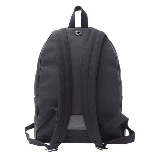 SAINT LAURENT サンローラン クラシックシティカリフォルニアバックパック リュック ブラック 437087 キャンバス レディース メンズ 【中古】