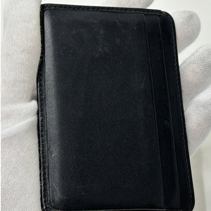 CHANEL シャネル カードケース カンボンライン ブラック ホワイト レザー レディース 【中古】