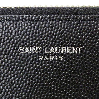 SAINT LAURENT サンローラン パリ ジップタブレットホルダー クラッチ・セカンドバッグ ブラック 683865 レザー メンズ 【中古】