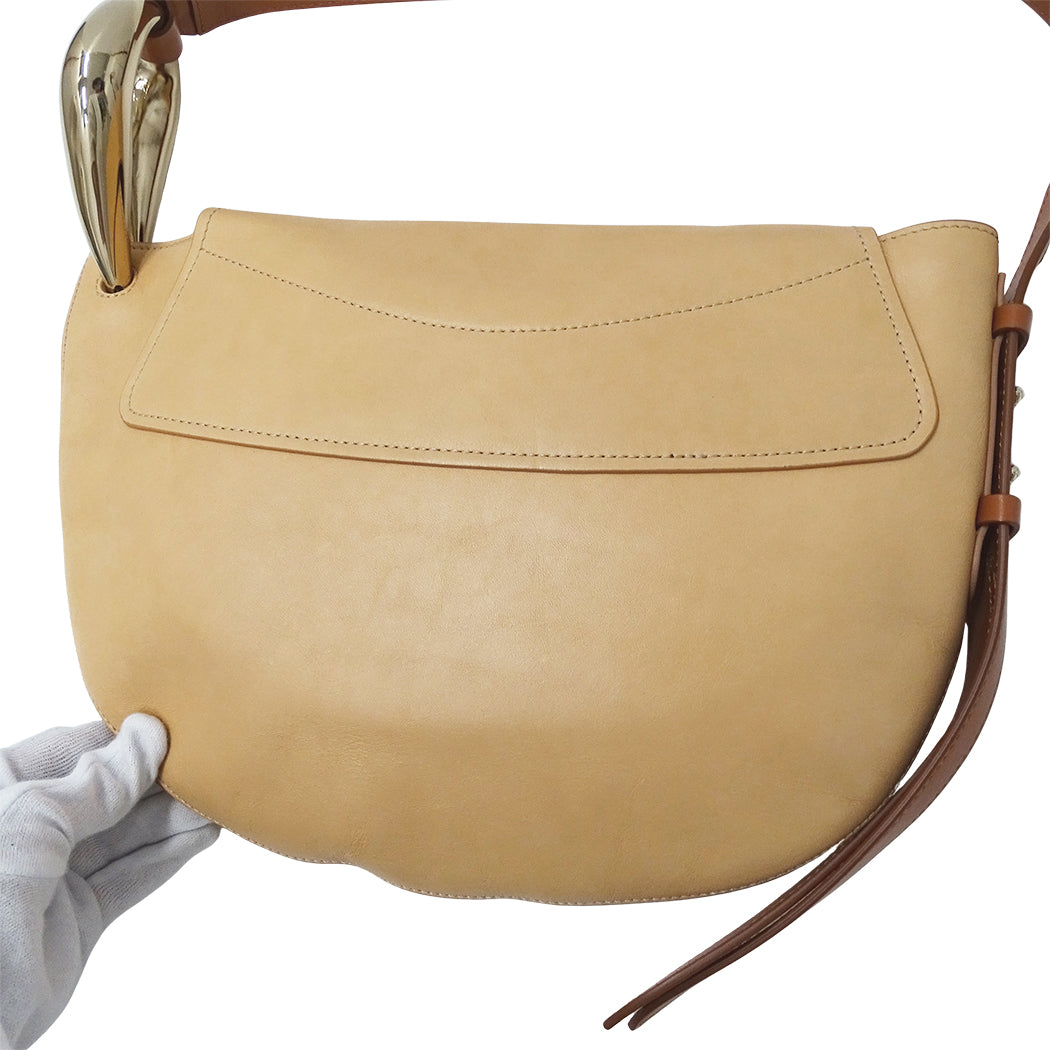 Chloe クロエ ショルダーバッグ キス ホーボーバッグ ベージュ レザー レディース 【中古】