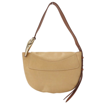 Chloe クロエ ショルダーバッグ キス ホーボーバッグ ベージュ レザー レディース 【中古】