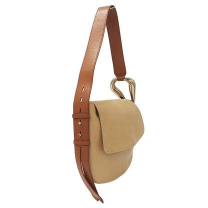 Chloe クロエ ショルダーバッグ キス ホーボーバッグ ベージュ レザー レディース 【中古】
