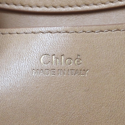 Chloe クロエ ショルダーバッグ キス ホーボーバッグ ベージュ レザー レディース 【中古】